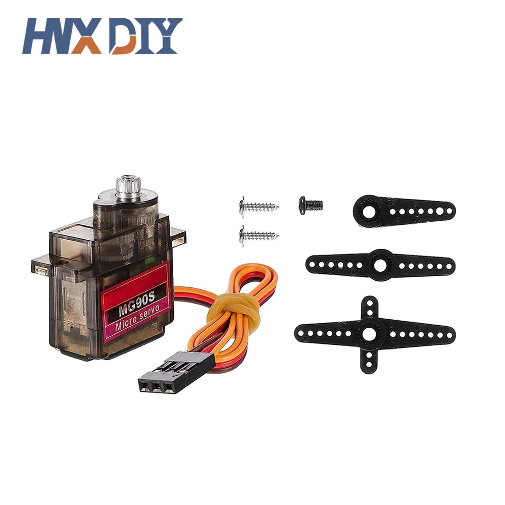 MG90S Micro Servo Motor &ndash; High Precision 180 Degree Rotation 1pc-Plastics Gear