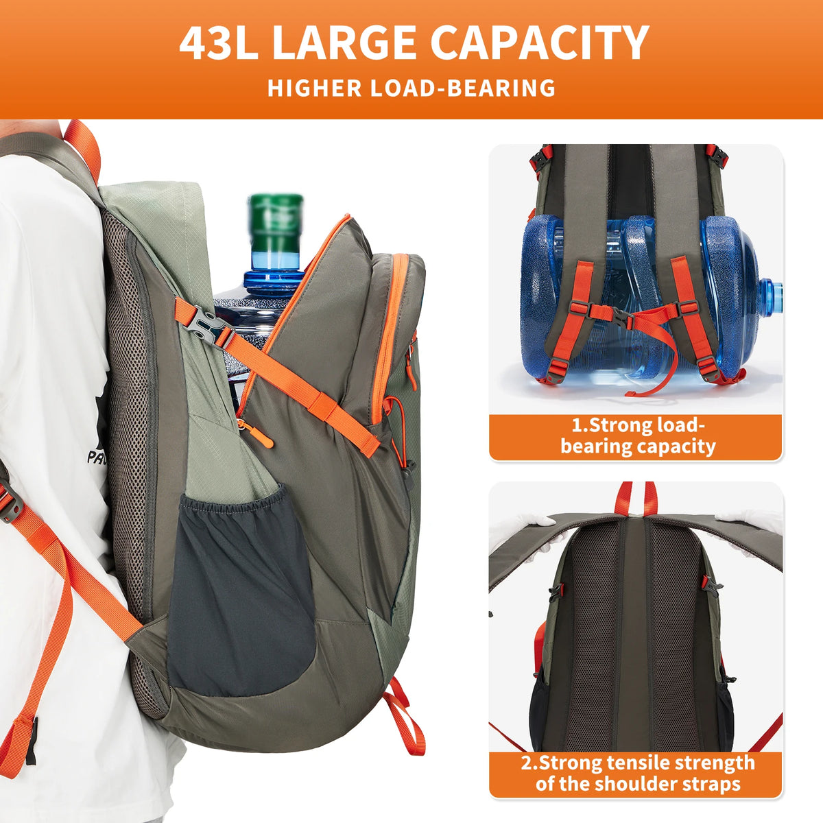 Waterproof Climbing Outdoor Backpack &ndash; 40L Capacity