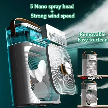KUALOOL 3 In 1 Fan Air Conditioner &ndash; Versatile Cooling and Humidifying
