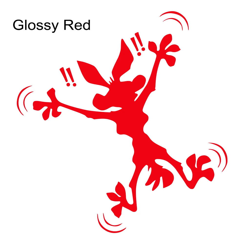 Waterproof PVC Car Wrap Vinyl Film Cartoon Decals Kit for Dent Fix and Decoration Glossy Red