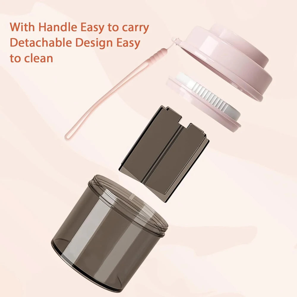 4 Compartment Small Pill Box &ndash; Moisture Proof Travel Organizer