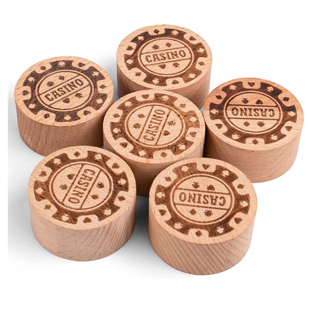 Six Chips Wooden Puzzle Boxes - Educational Puzzles