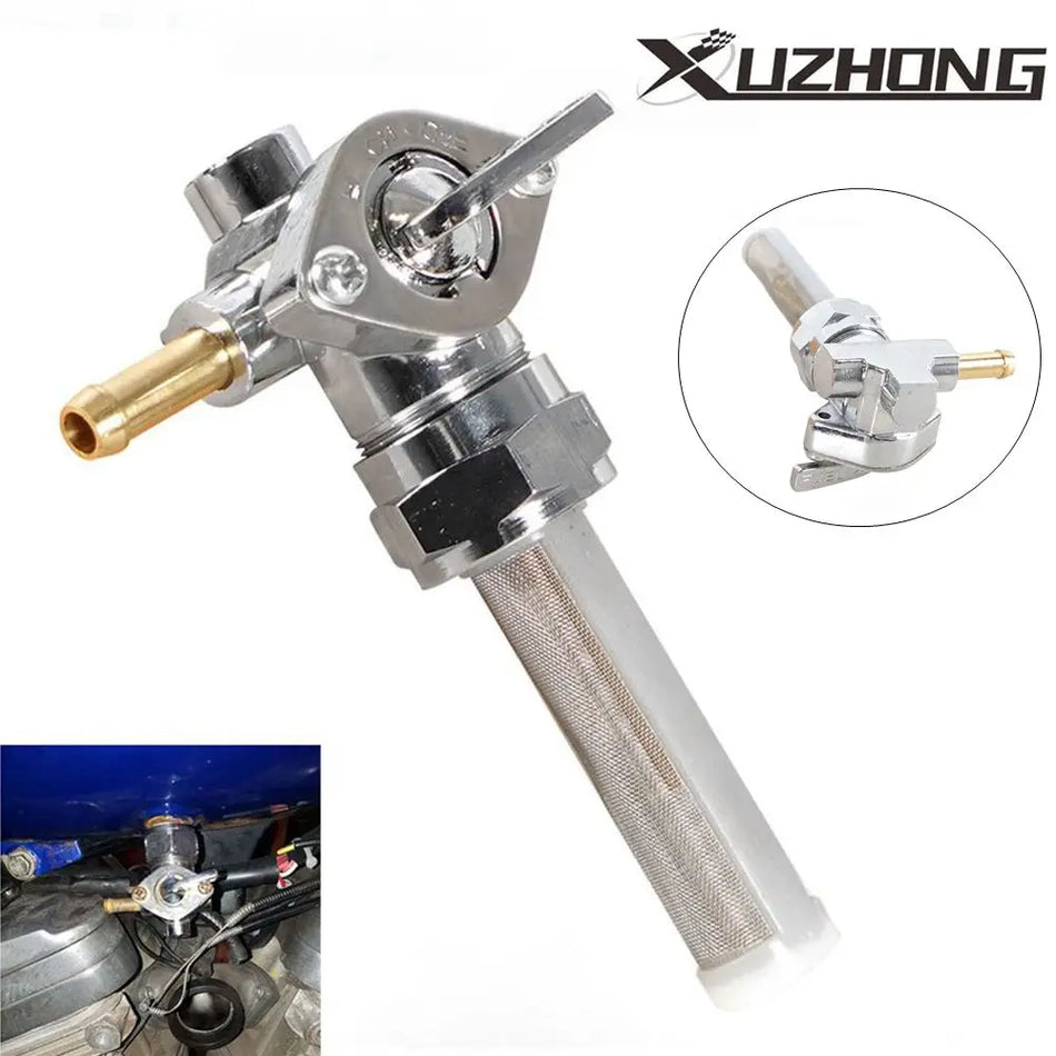 Robinet de réservoir de carburant en aluminium pour Harley-Davidson Dyna Fatboy