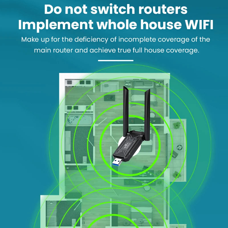 2.4G 300Mbps Wireless USB WiFi Repeater &ndash; Range Extender