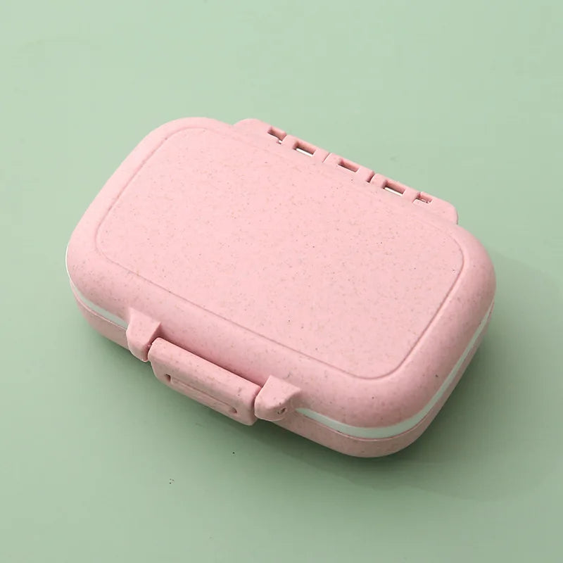 Mini Portable Pill Box Holder &ndash; Lightweight Design Pink