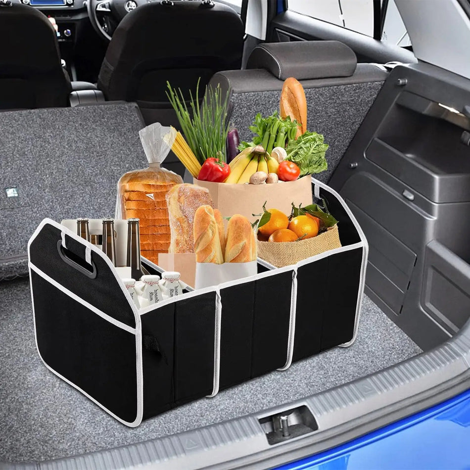 🟠 Портативный складной автомобильный багажник организатор карманный карман коробка автомобильная багажник для хранения грузовой сумки Автоматическое внутреннее раскол