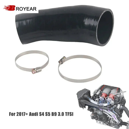 Silicone Intake Hose High Flow For Audi B9 S4 S5 RS4 RS5 EA839 by InterCyprus Trading Ltd