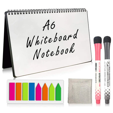 A6 Reusable Erasable Whiteboard Notebook For Meetings A6 Notebook / A6