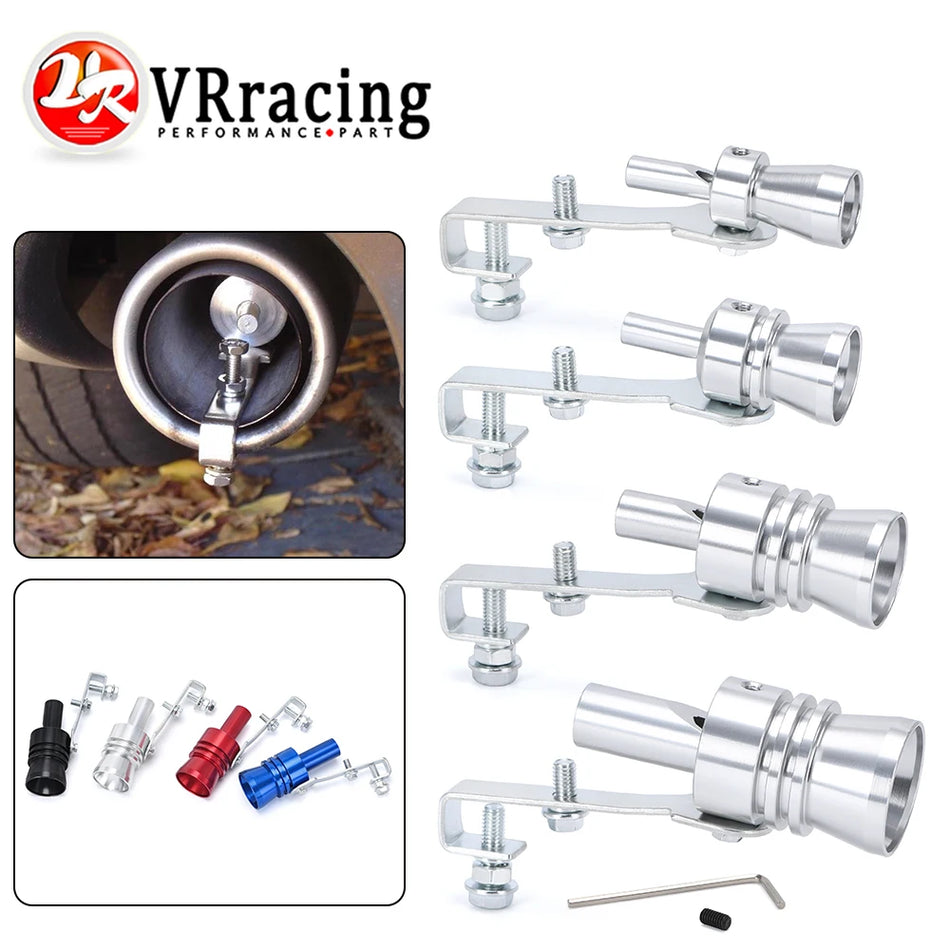 Universāla automašīnu turbo skaņas svilpe ar reālistisku izplūdes skaņu, alumīnijs