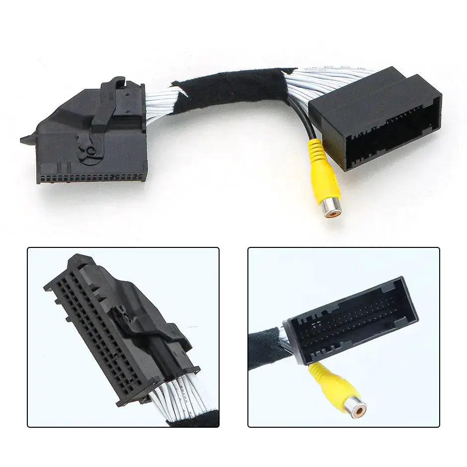 GreenYi HD Car Rear Trunk Handle Camera For Ford Fiesta MK8 HB Focus Mk4 2017~2022 Puma 2019~2023 SYNC 2 SYNC 3 OEM Plug 54Pin by InterCyprus Trading Ltd