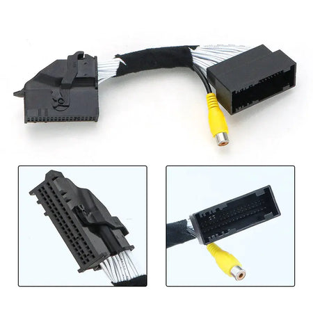 GreenYi HD Car Rear Trunk Handle Camera For Ford Fiesta MK8 HB Focus Mk4 2017~2022 Puma 2019~2023 SYNC 2 SYNC 3 OEM Plug 54Pin by InterCyprus Trading Ltd