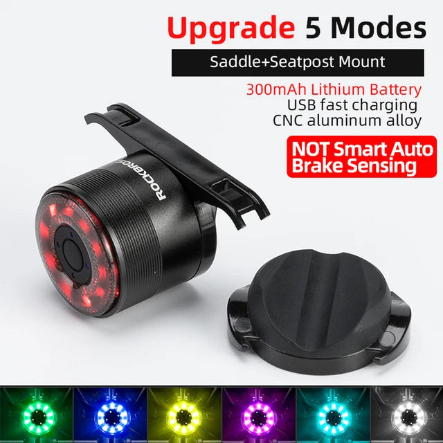 ROCKBROS Smart Auto Brake Sensing Taillight with IPx6 Waterproofing Q1 / CHINA