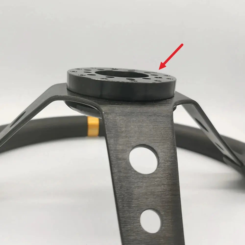 70MM Racing Steering Wheel Adapter Plate Aluminum Steering Wheels Modification Set For Logitech G25 G27 24 Hole Adapter by InterCyprus Trading Ltd