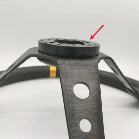 70MM Racing Steering Wheel Adapter Plate Aluminum Steering Wheels Modification Set For Logitech G25 G27 24 Hole Adapter by InterCyprus Trading Ltd