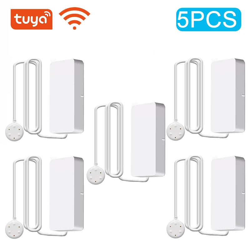 Tuya WiFi Water Leakage Alarm &ndash; Standalone Leak Sensor WiF Version 5PCS