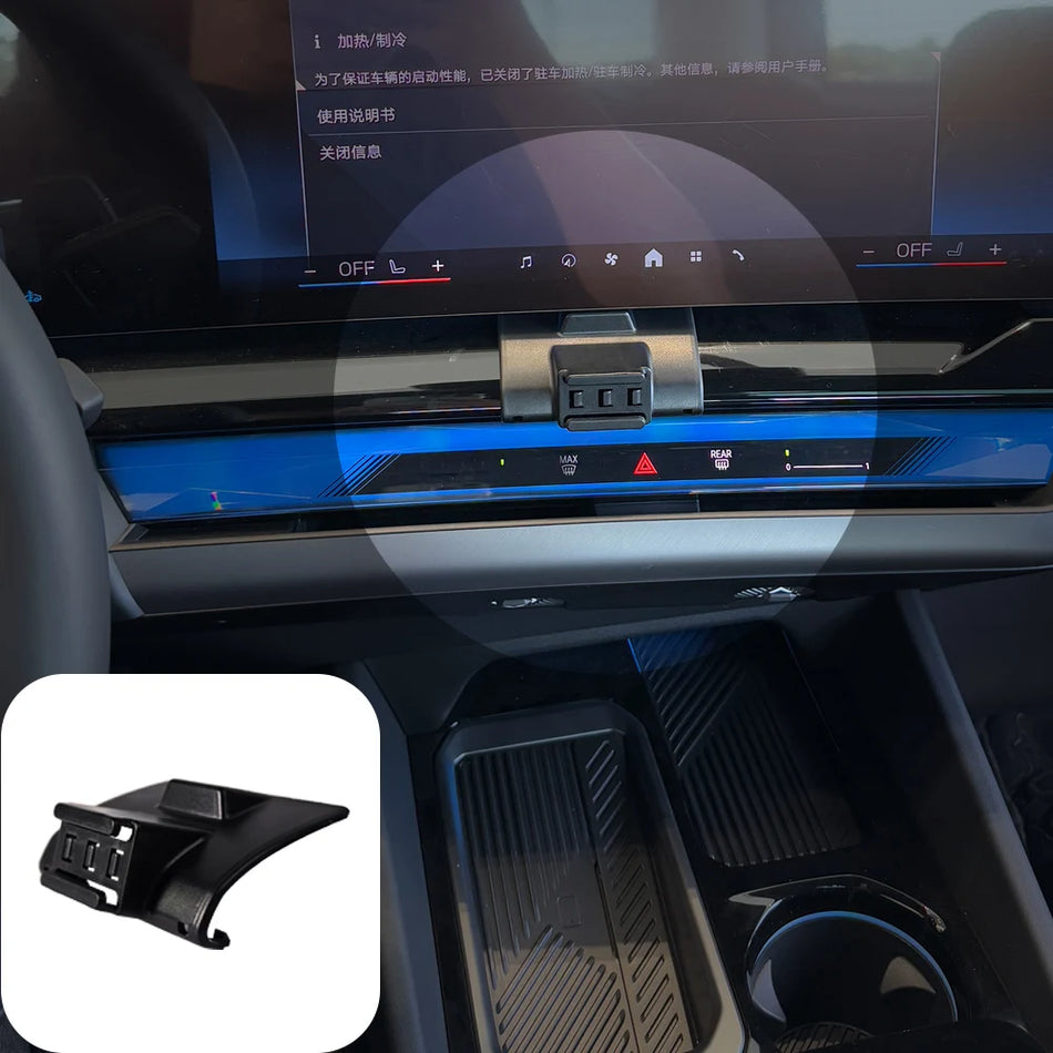 BMW 5 Series I5 G60 Trådlös Laddning Bil Telefonhållare