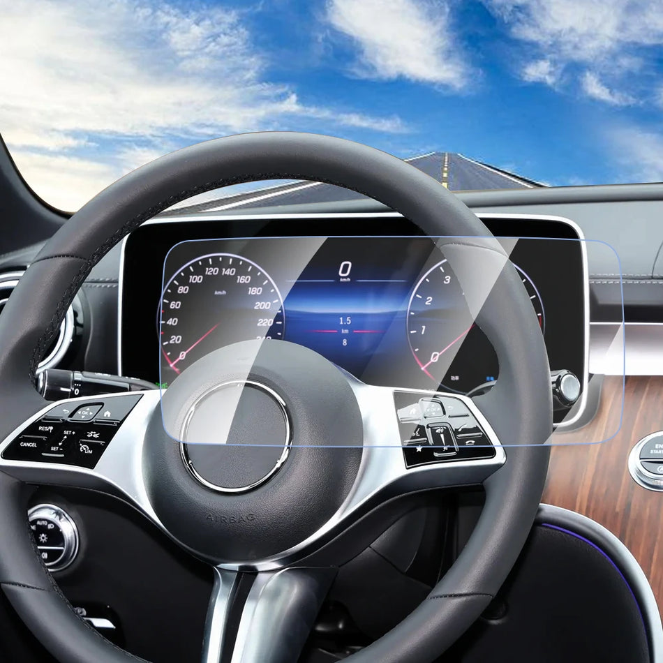 Ochranné sklo pro displej, tvrzené, 10,25 palce pro Mercedes-Benz GLC X253/C253 2020 2021