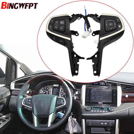 Multi-function Steering Wheel Cruise Control Buttons Switch For Innova 2015 2016 2017 2018 2019 by InterCyprus Trading Ltd