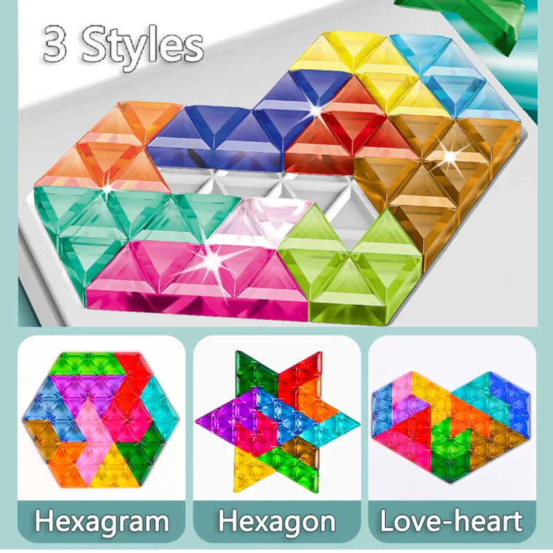 BZS00571 Tangram Puzzle Board &ndash; 60 Levels Logic Challenge