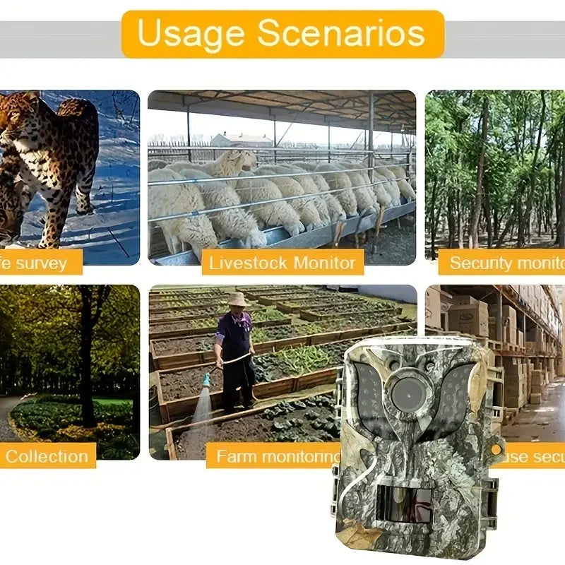 Outdoor Waterproof Hunting Camera &ndash; Night Vision HD Imaging