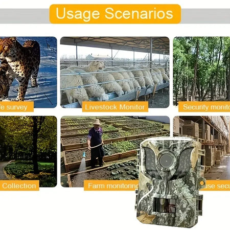 Outdoor Waterproof Hunting Camera &ndash; Night Vision HD Imaging