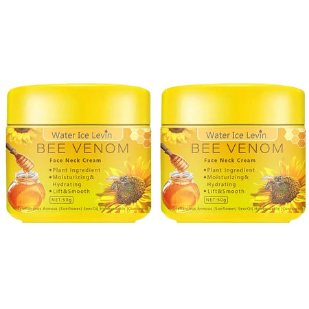 Bee Venom Neck Cream &ndash; Intense Moisturization and Sagging Improvement Two bottles
