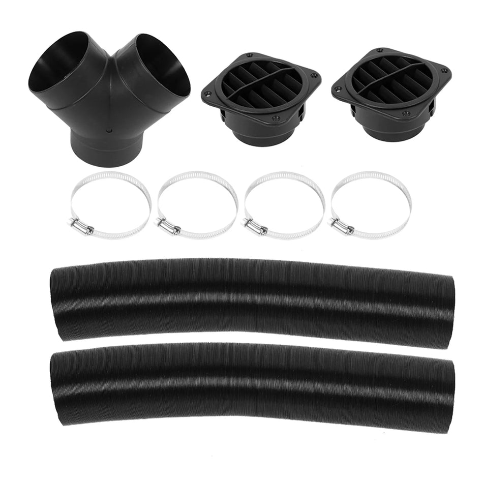 Tubería de conducto de calefacción diésel para automóvil de 75 mm para salida de aire caliente, 2 kW