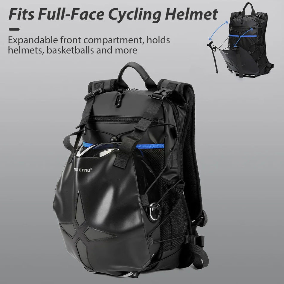 Waterproof Motorcycle Helmet Bag With Large Capacity And Reflective