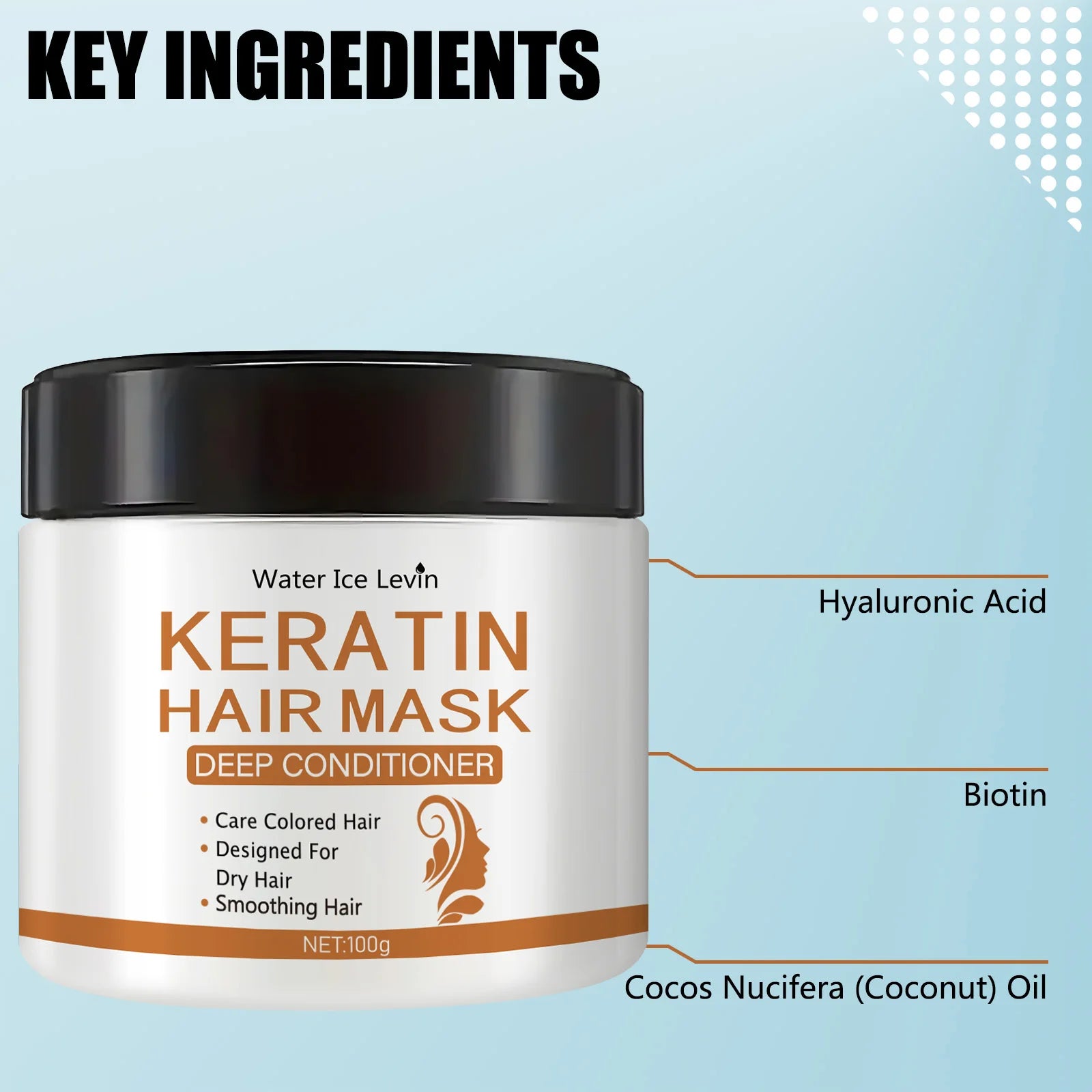 Keratin Hair Mask &ndash; Deep Conditioning Treatment for Shine and Strength