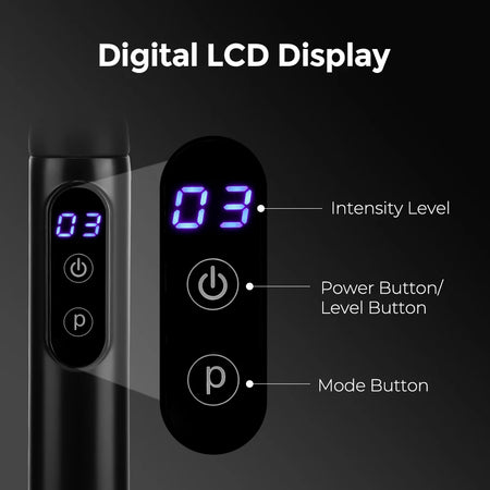 Hailicare Fascia Gun &ndash; Extended Handle For Back Relief