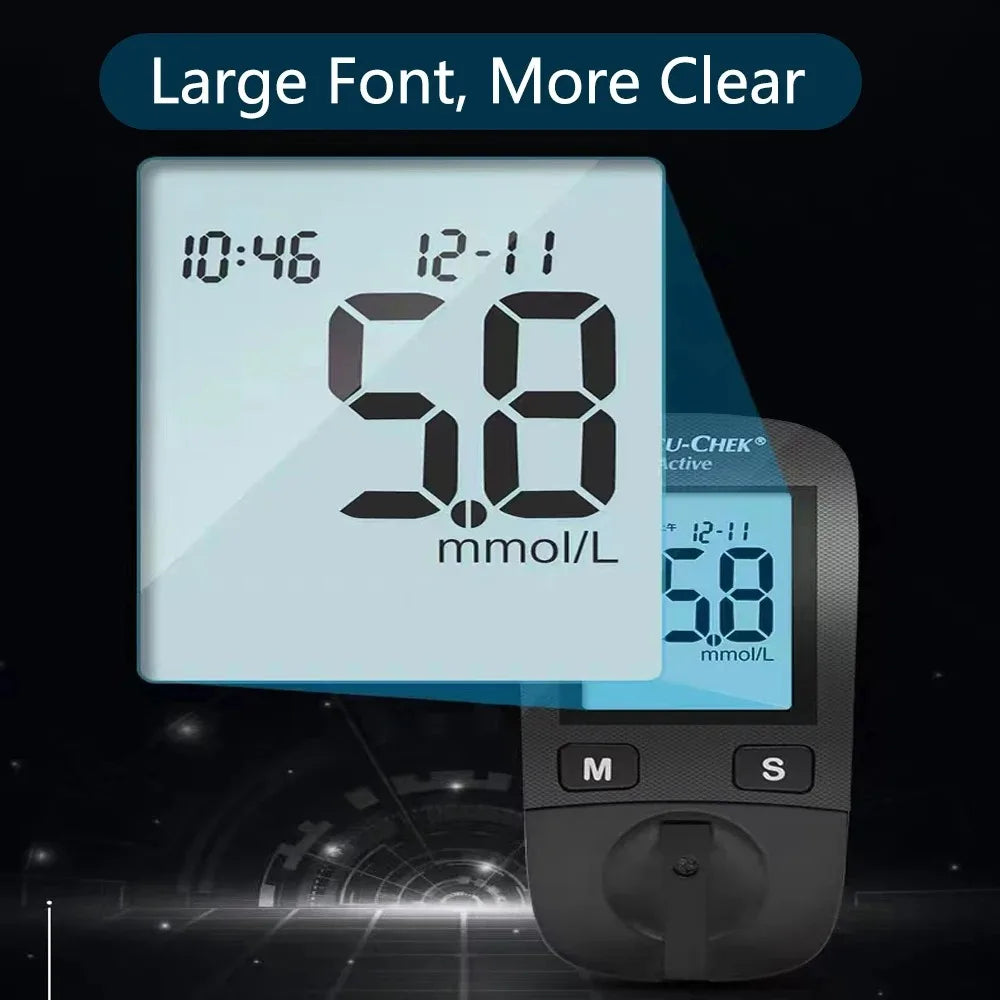 ACCU Chek Portable Blood Glucose Meter &ndash; Accurate Diabetes Monitoring