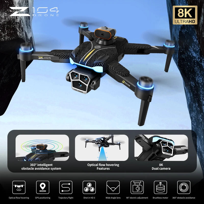 NEW Z104 Drone Professinal &ndash; 8K Optical Flow Hover HD
