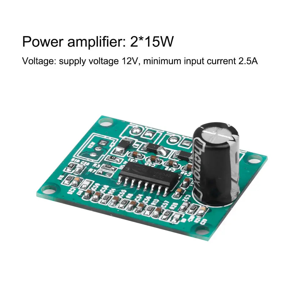 DC12V Max 2*20W Dual Channel Digital Stereo Audio Power Amplifier Board High Power DIY 40W MP3 Amplification Module by InterCyprus Trading Ltd