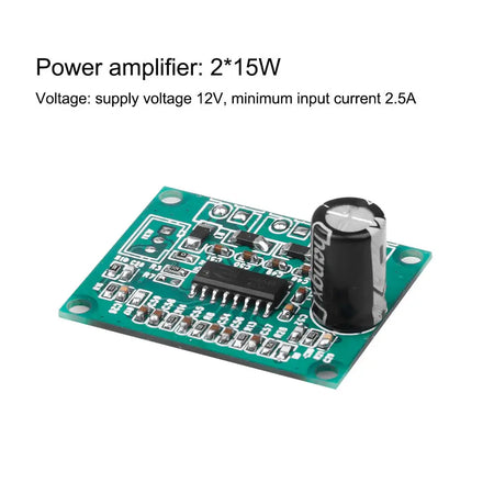 DC12V Max 2*20W Dual Channel Digital Stereo Audio Power Amplifier Board High Power DIY 40W MP3 Amplification Module by InterCyprus Trading Ltd