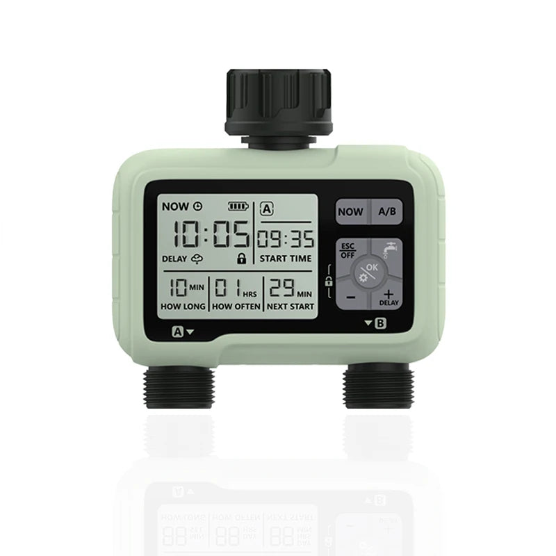 Super Timing System 2-Outlet Automatic Water Timer for Precise Outdoor Irrigation