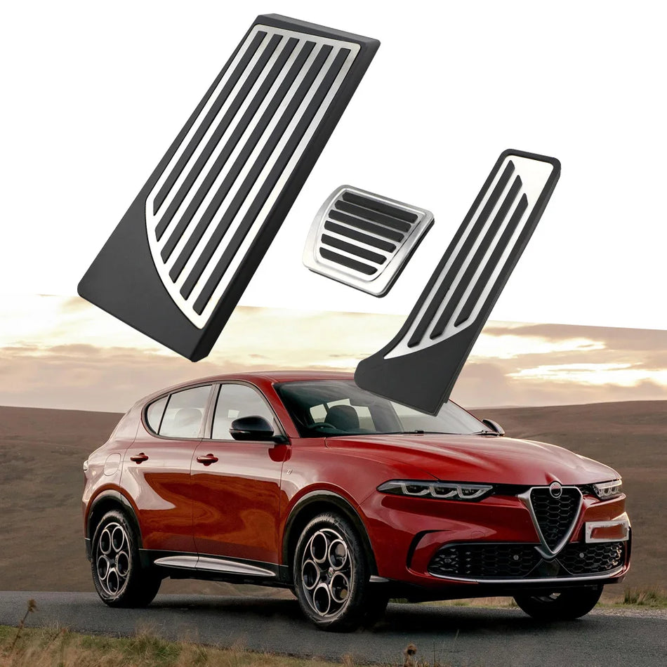 Alfa Romeo Stelvio -poljinpehmusteet, ruostumatonta terästä ja kumia