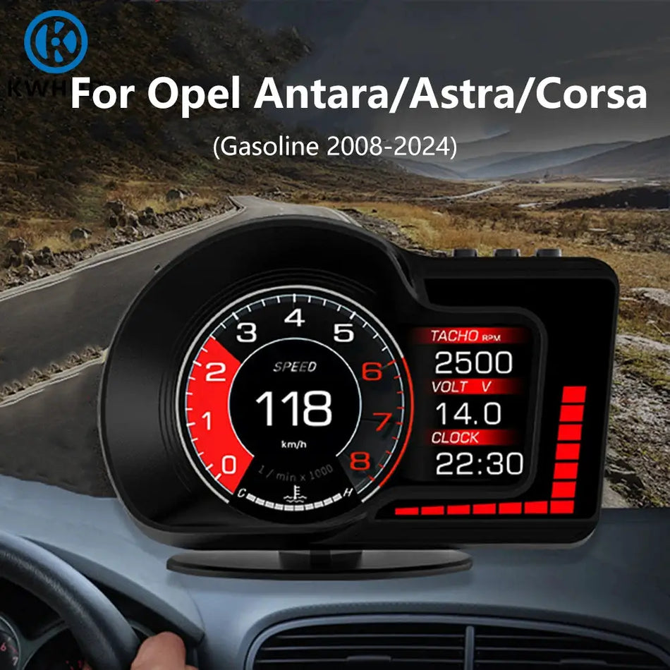 GPS OBD2 HUD Car Display Digital Speedometer for Opel 2008-2025 by InterCyprus Trading Ltd