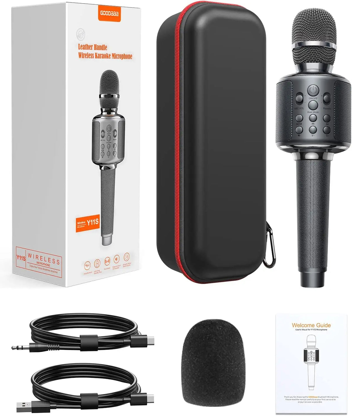 GOODaaa Karaoke Microphone &ndash; Bluetooth Duet Recording