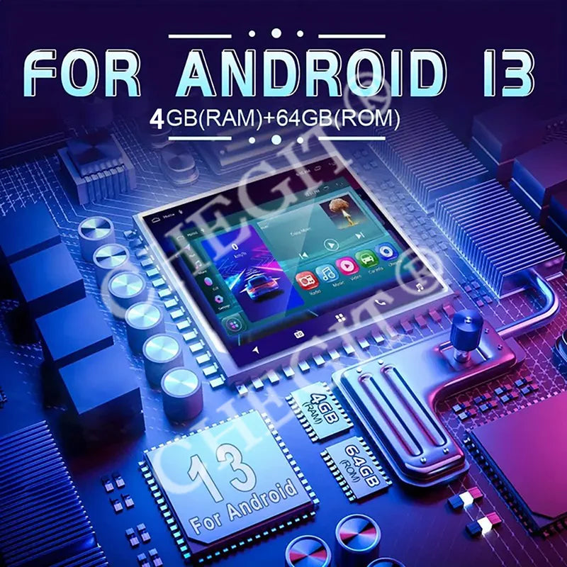 Android13 7 9 10 Inch Car Radio GPS &ndash; Wireless CarPlay and Android Auto Connectivity