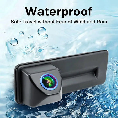 Dynamic Reverse Camera For Skoda Fabia 2012-2015 Audi A1 2012-2016 Trunk Handle Backup Camera 180° Night Vision CVBS Switchable by InterCyprus Trading Ltd