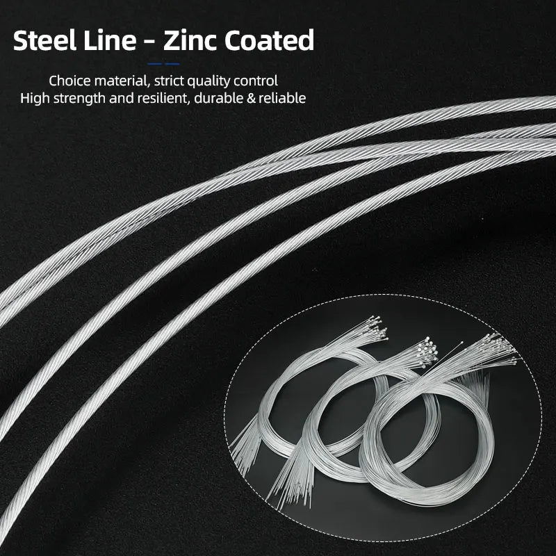 Deemount Bicycle Inner Shift Cable Kit &ndash; Rust-Free Stainless Steel Construction