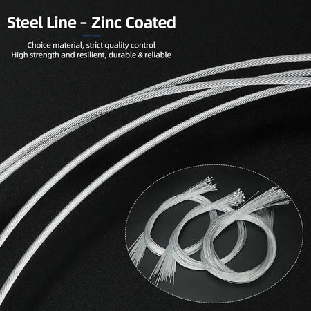 Deemount Bicycle Inner Shift Cable Kit &ndash; Rust-Free Stainless Steel Construction