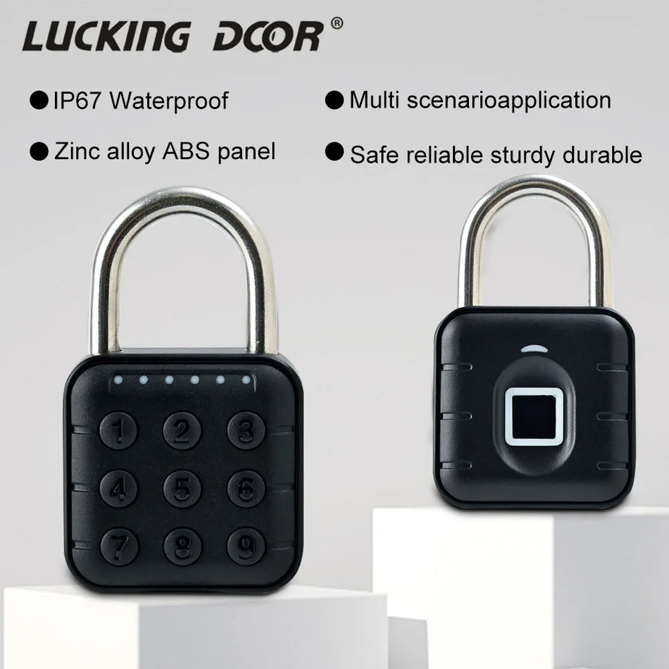 SY12 &ndash; Waterproof IP65 Fingerprint Padlock with USB Charging