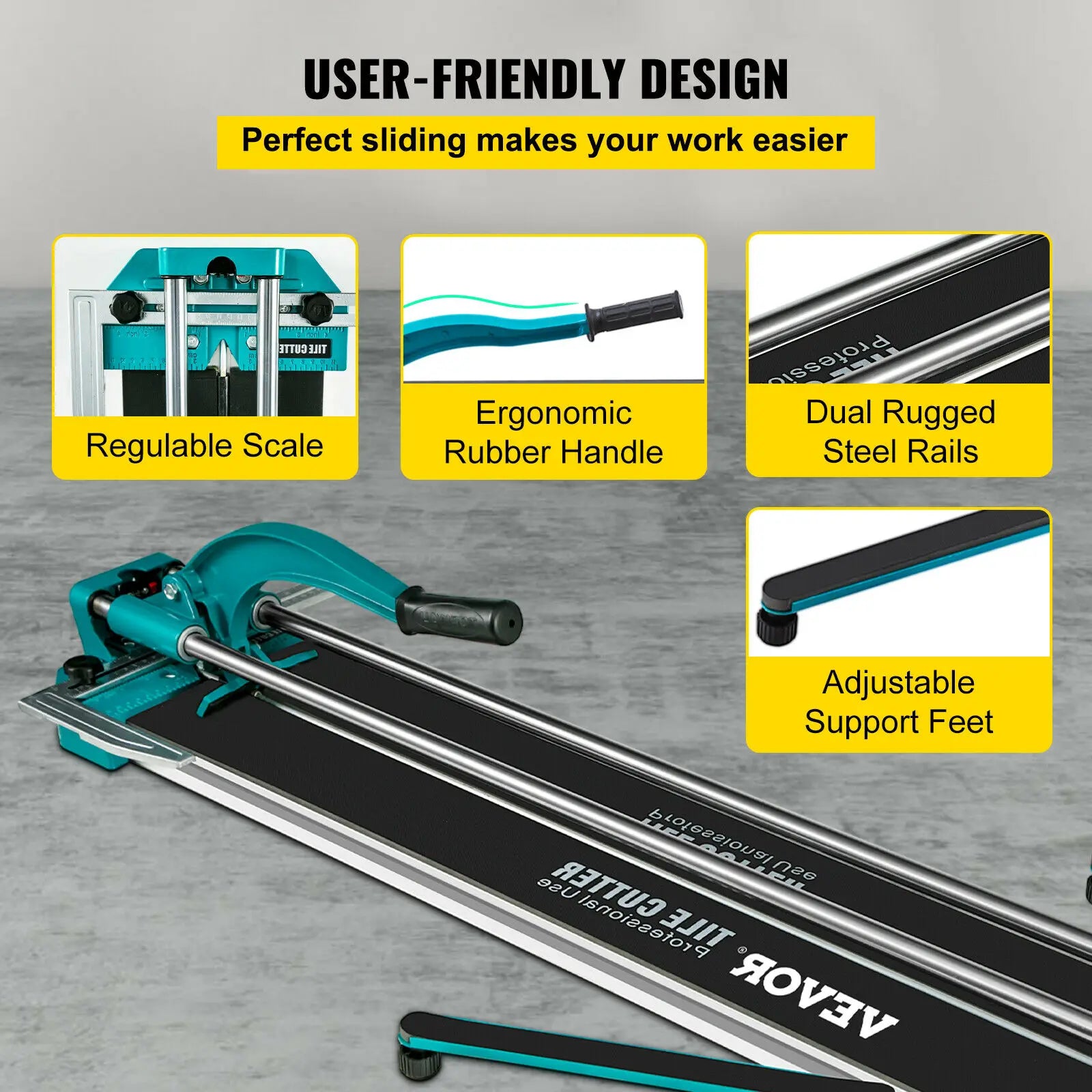 VEVOR Manual Tile Cutter Laser Positioning &ndash; Precision Cut