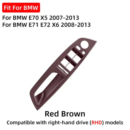E70 E71 LHD RHD Car Interior Door Pull Handle Inner Armrest Panel Trim Cover Replacement For BMW X5 X6 E70 E71 E72 2007-2013 by InterCyprus Trading Ltd