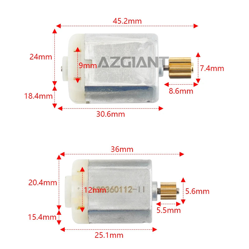 Deurslot Actuator 12V DC Motor Voor Mazda 3 MK1 Voor Links En Rechts Deuren Vervangingsonderdeel