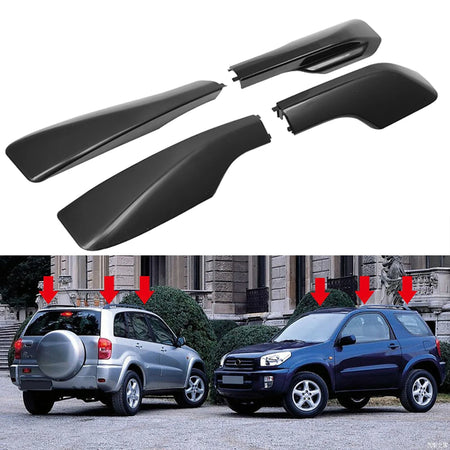 Toyota RAV4 XA20 Roof Rack Rail End Cover &ndash; Black Finish Default Title