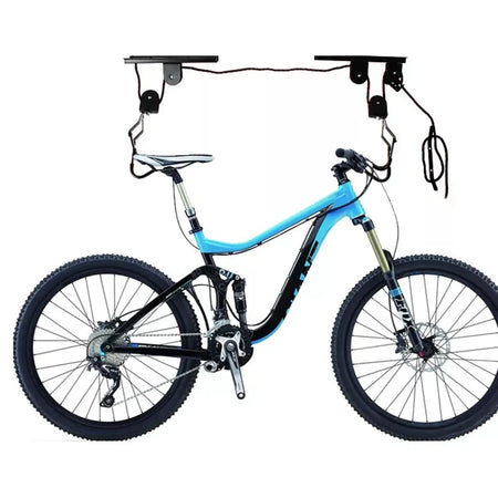 Bicycle Hoist Garage Storage Bike Lift &ndash; Overhead Pulley