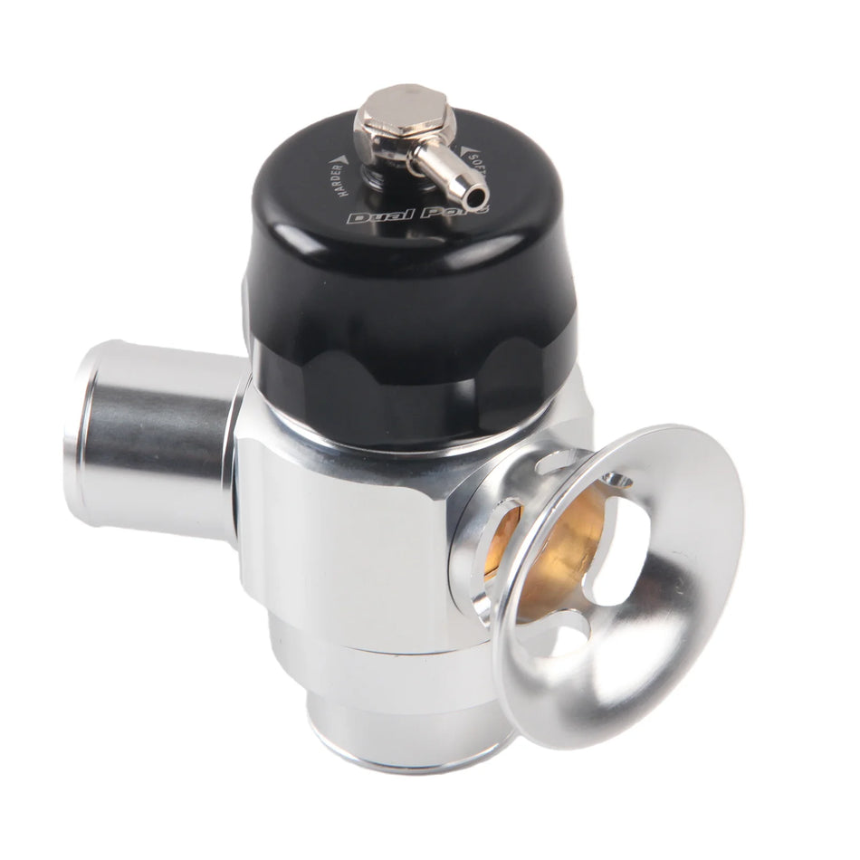 Purkuventtiili alumiinista Mitsubishi Lancer Evo 8 9 X kaksoisportti 50/50 suoraan kiinnitettävä