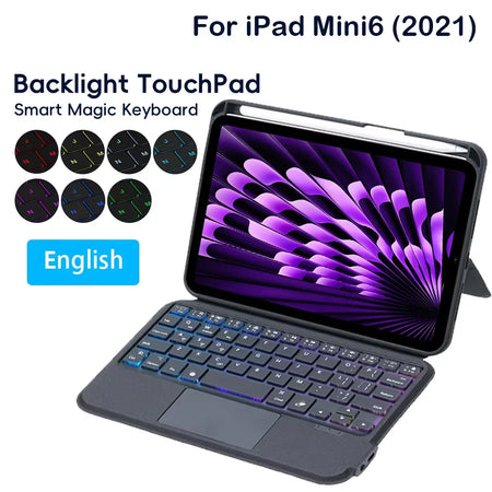 Split Keyboard Case For iPad Mini 6th 2021 &ndash; Leather Folio